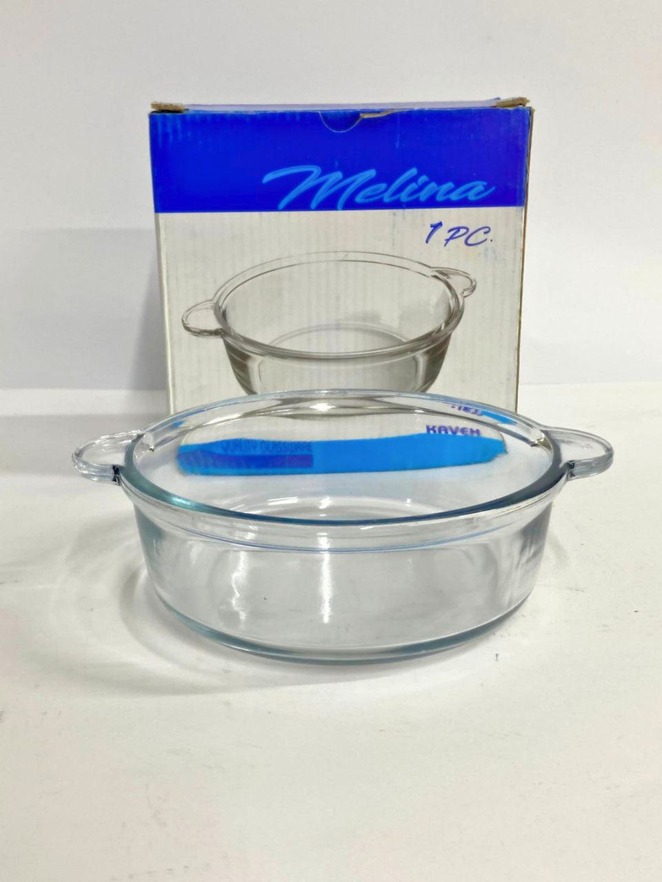 1pcs Round Donga set,Glass Serving Bowl 7*6 inches