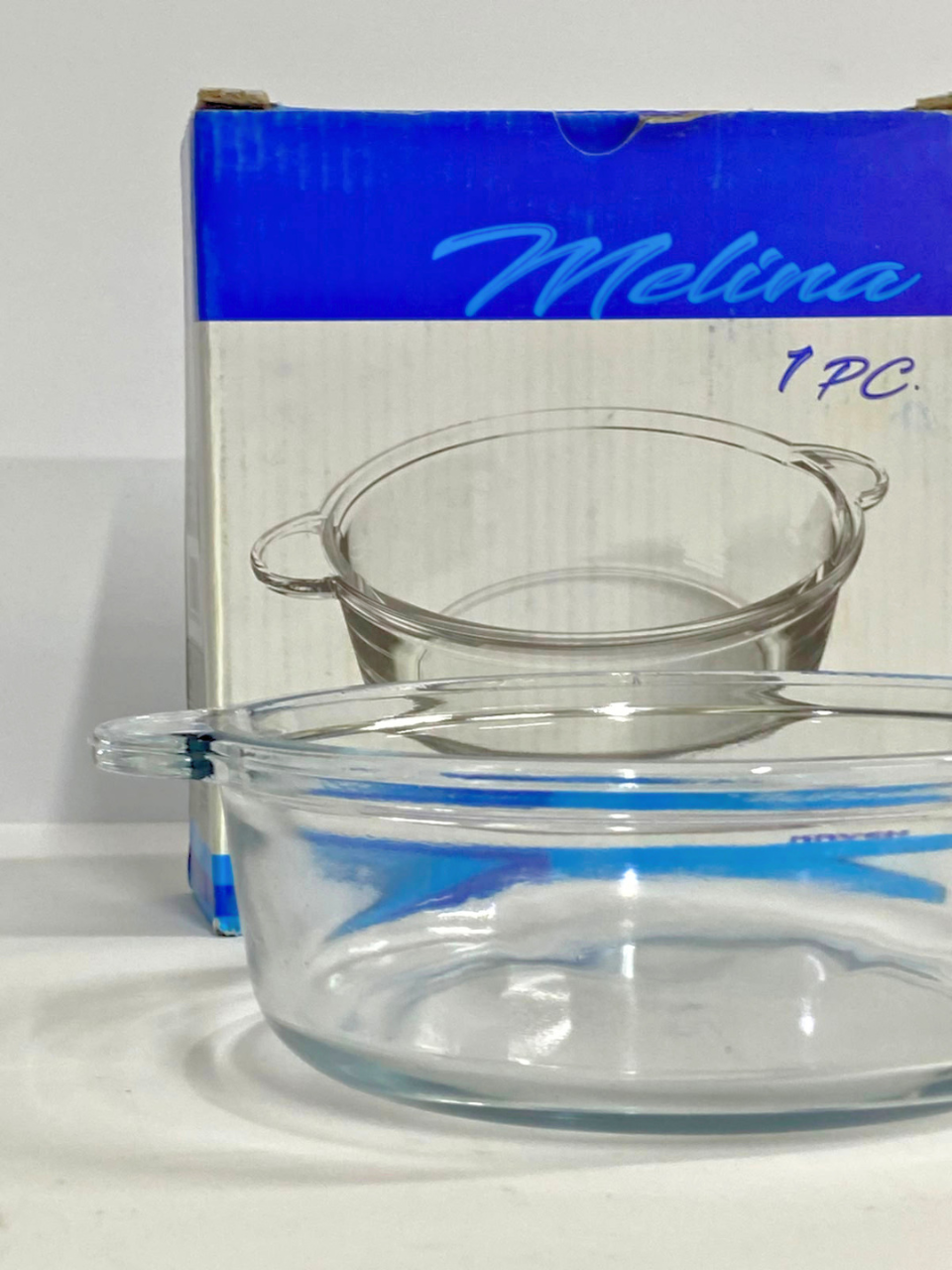1pcs Round Donga set,Glass Serving Bowl 7*6 inches