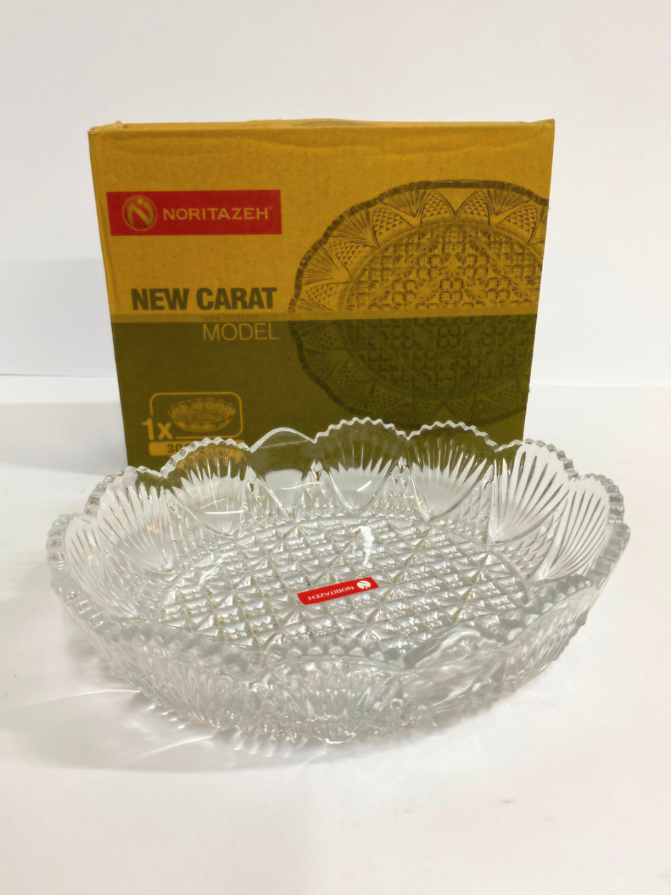 New Carat Model Serving Glass Dish Cookies Dish Smal