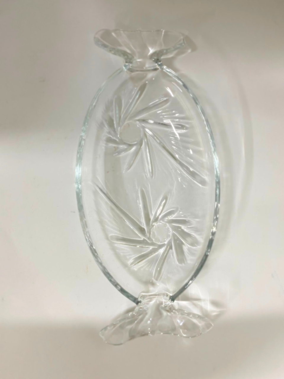 Glass Candy Shaped Serving Tray - Unique Glassware for Dining & Serving