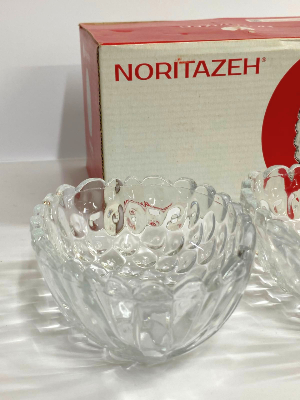 (Set of 6) Noritazeh Ananas Shaped Glass Bowl