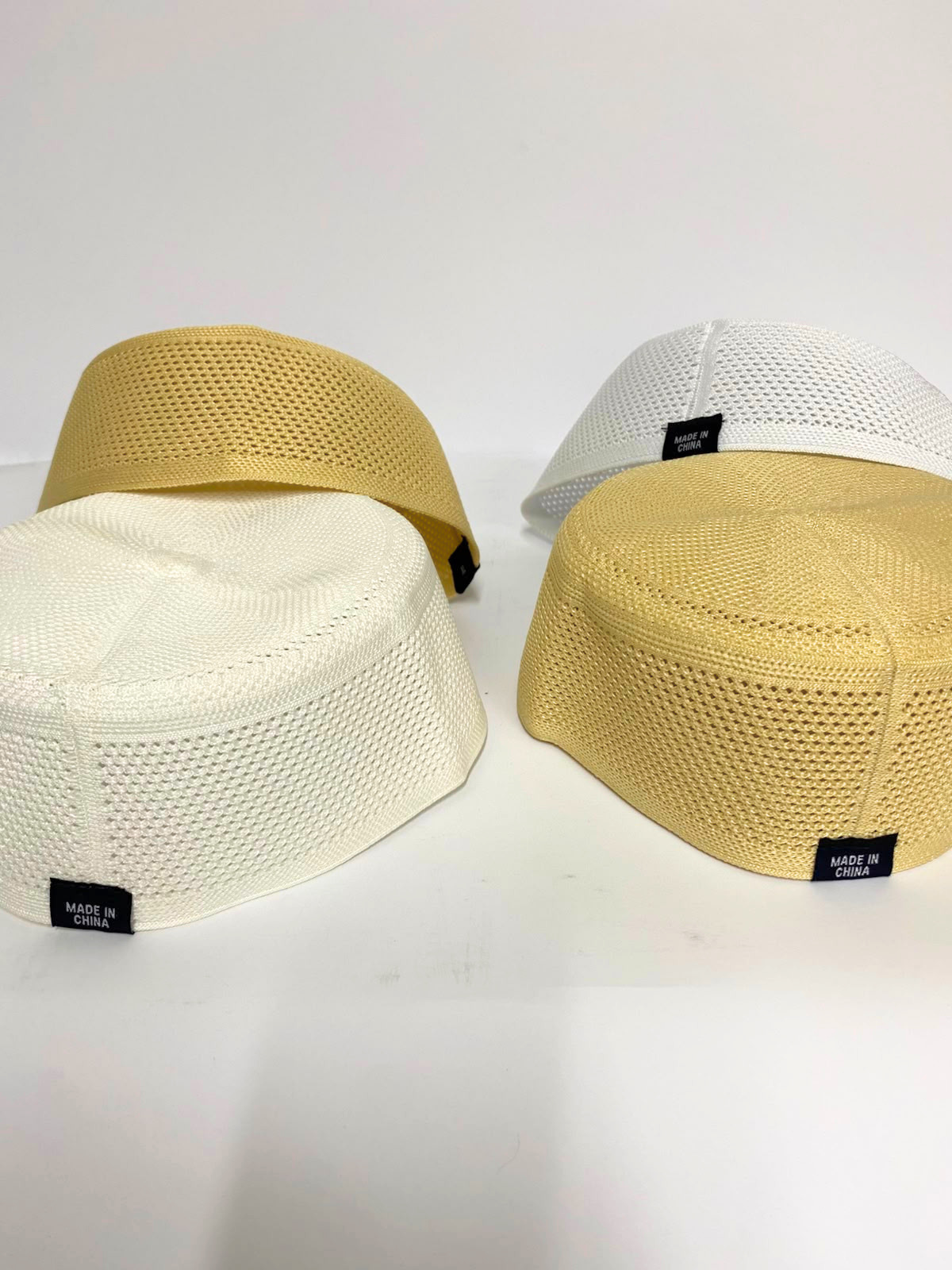 Knitted Cotton Turban Hat for Men Breathable Kufi Prayer Hat made in china