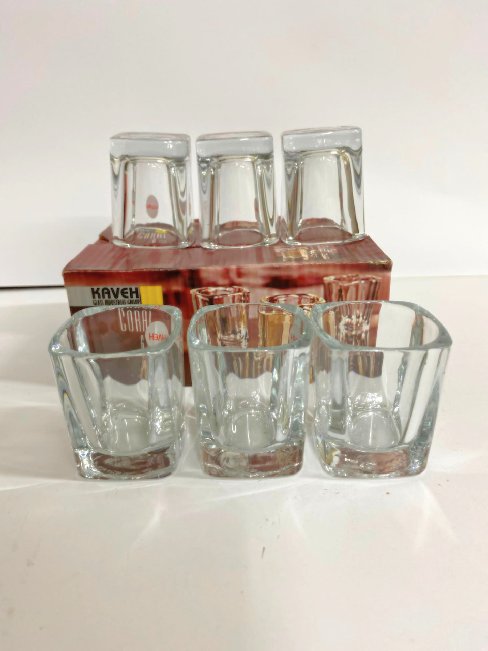Set of 6, Shot Glass Set Mini Zam Zam Glass Party Server Shot Glass Crystal Shot Glass Party & Collection Candle Making
