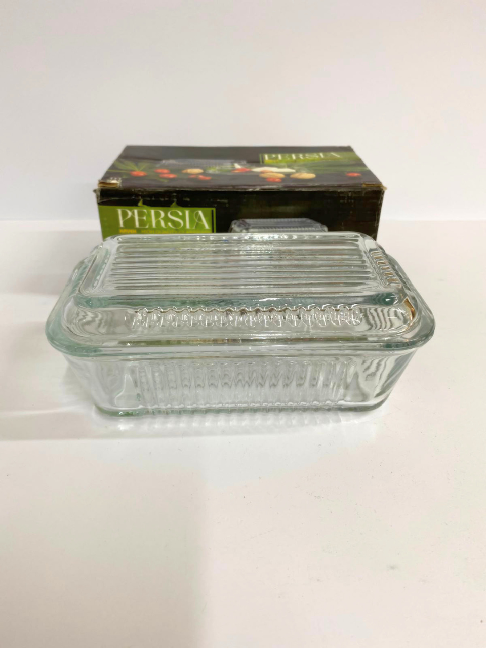 Butter Dish Made Of Clear Glass For Better Freshness Butter Dish with Lid