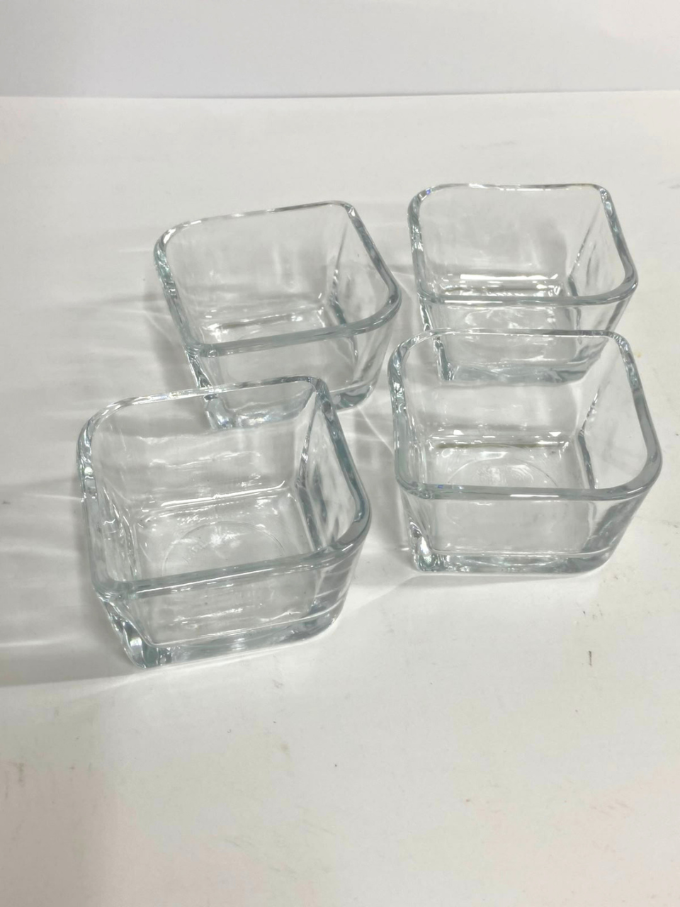 Mini Sauce + salad Bowls , 4+1 Small Glass Bowl Set