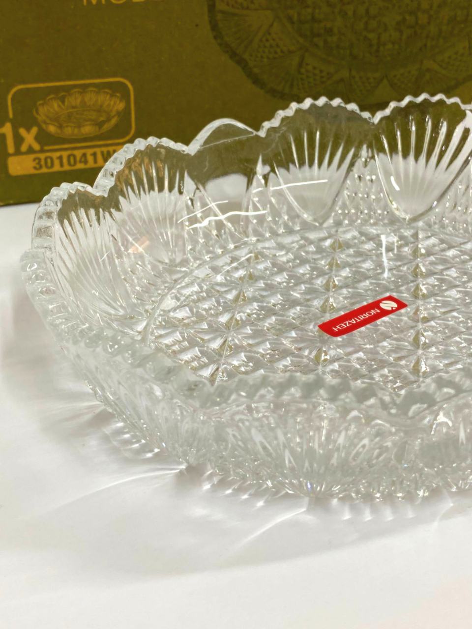 New Carat Model Serving Glass Dish Cookies Dish Smal