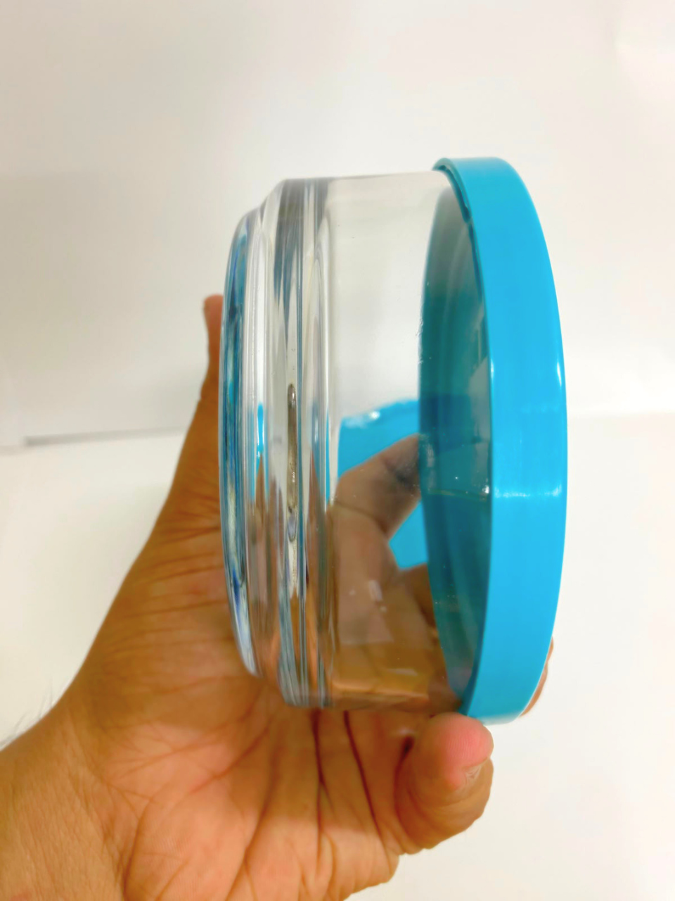 Set of 3 Glass Storage Bowls with Plastic Lid