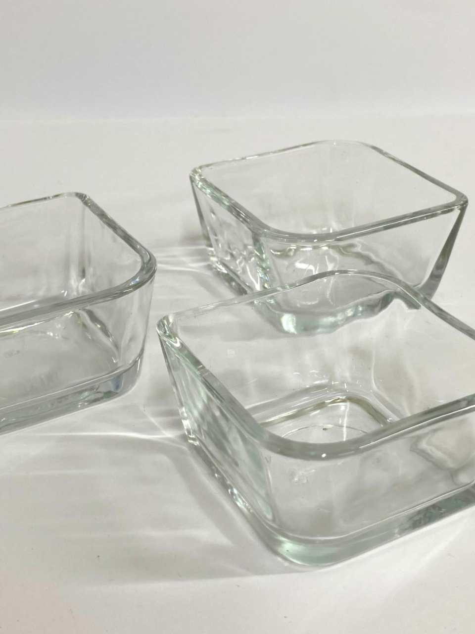 Mini Sauce + salad Bowls , 3+1 Small Glass Bowl Set