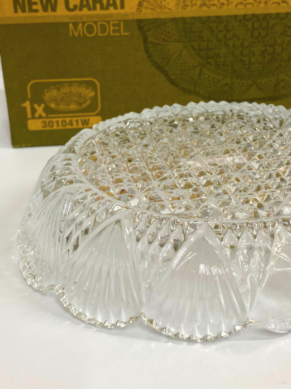 New Carat Model Serving Glass Dish Cookies Dish Smal
