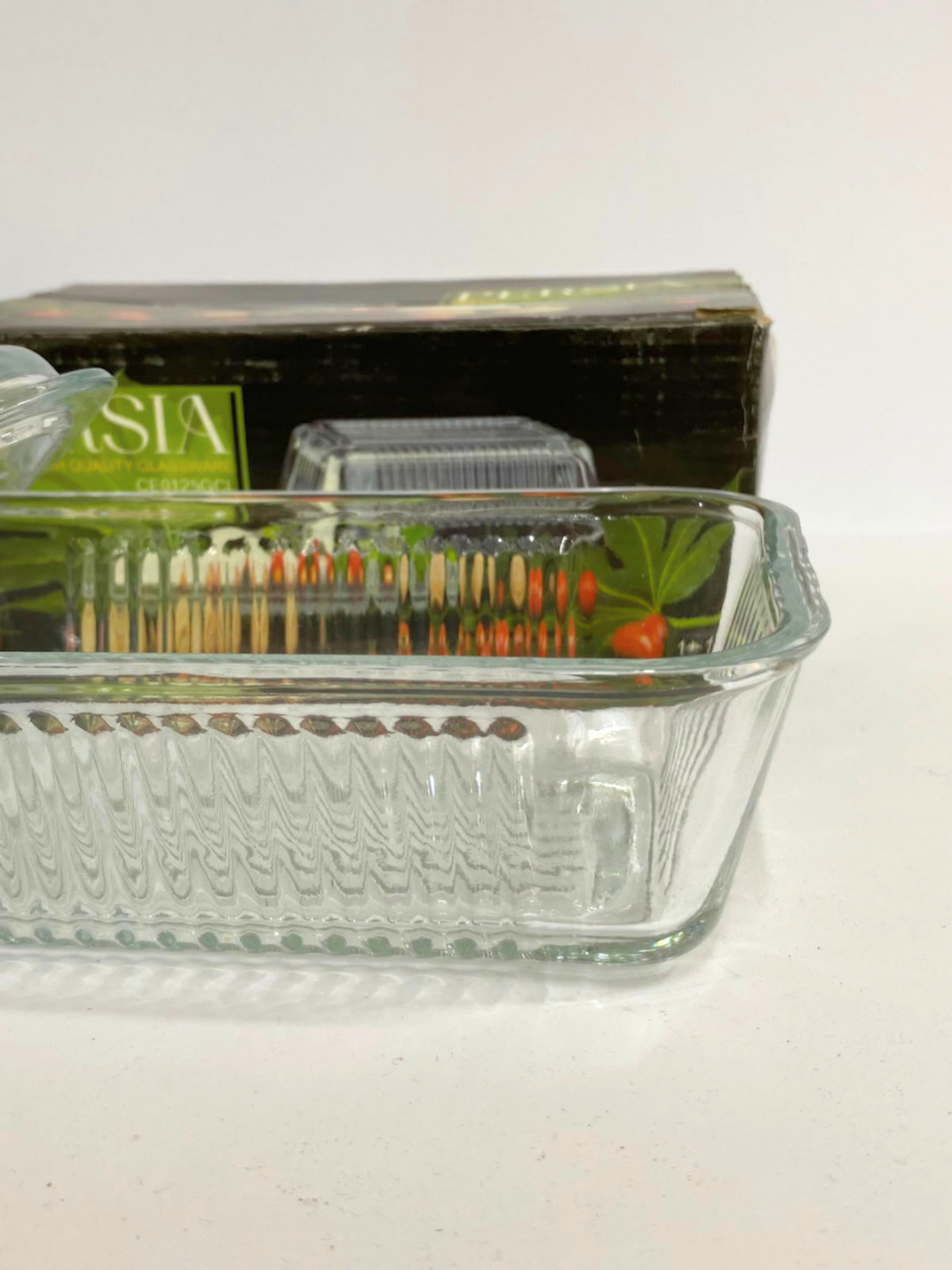 Butter Dish Made Of Clear Glass For Better Freshness Butter Dish with Lid