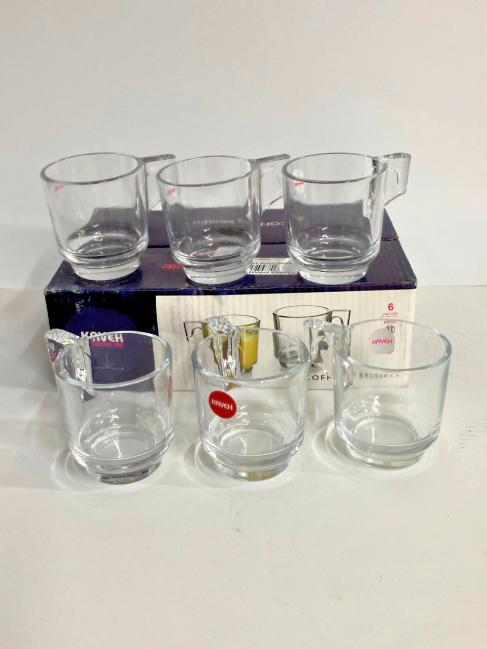 6pc set Qawah & Coffee Shots Glass