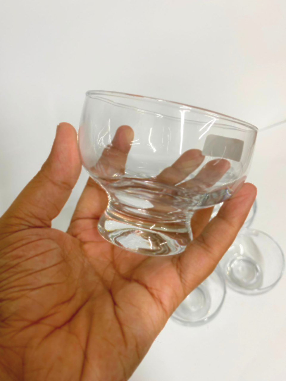 DELI GLASSWARE ICE CREAM CUPS PACK OF 6 PCS SERVIG CUPS 270ML