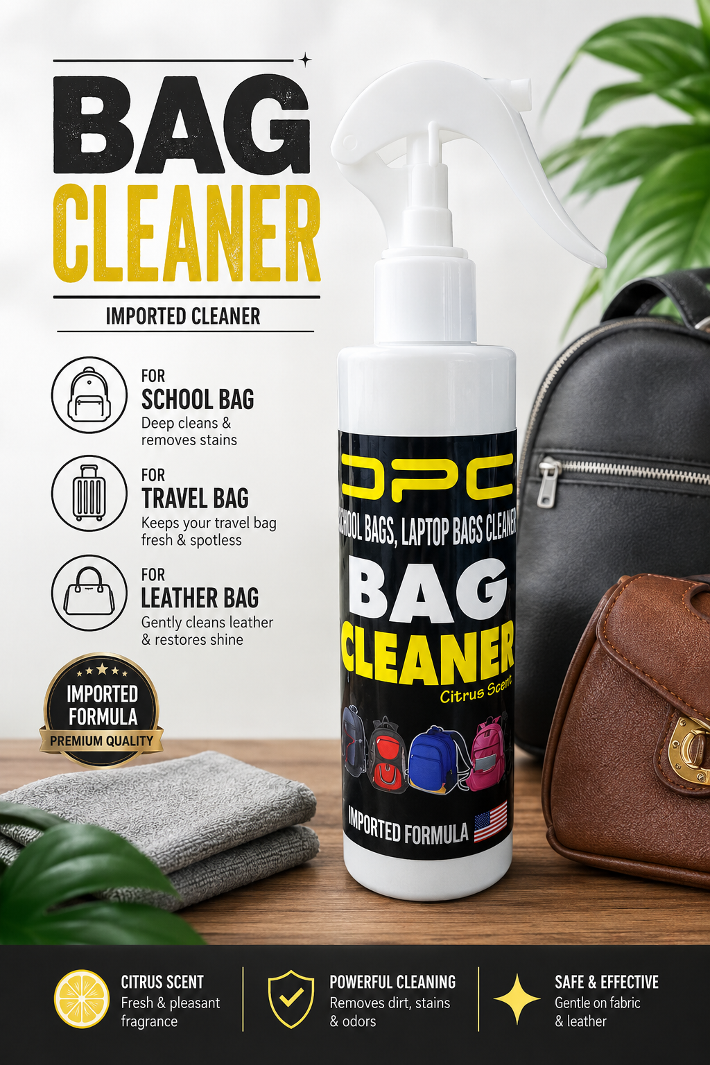 Bag Cleaner – Imported Cleaner Formula 200 ml