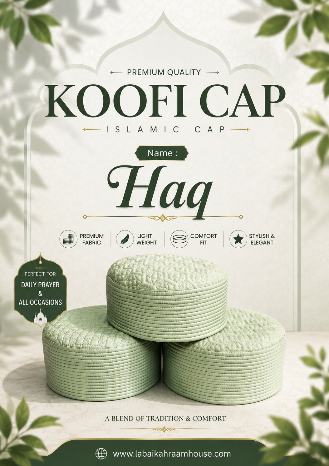 Classic Koofi Namaz Cap Comfort And Style - K2