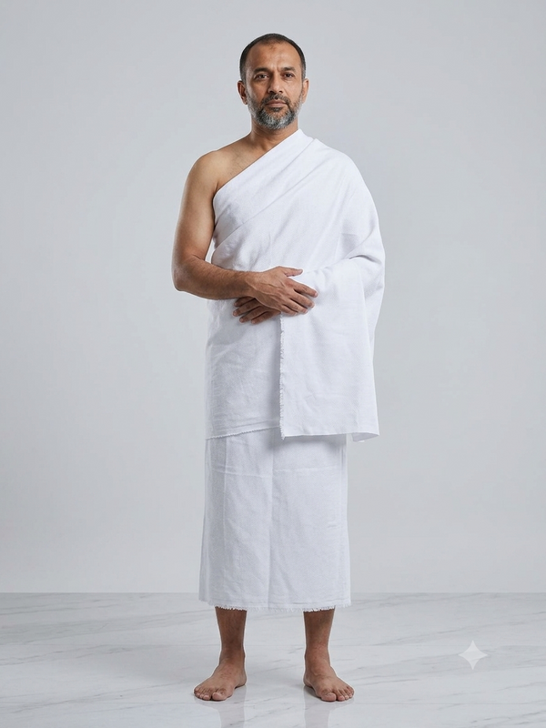 Mens Ahraam Towel – Premium Tubular  for hajj & umraah High Quality Style