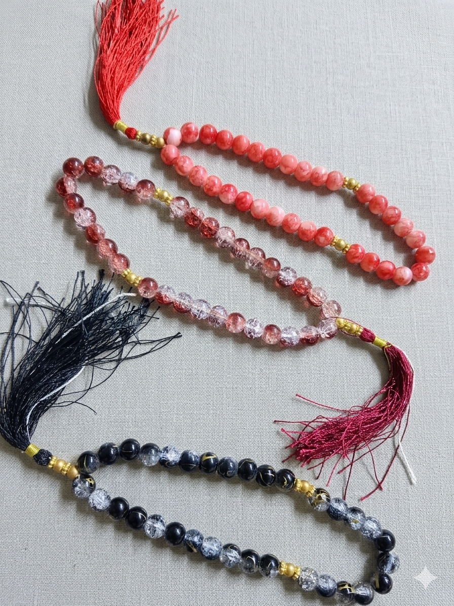 Aqeeq Stone Tasbih (10mm 33 Beads)