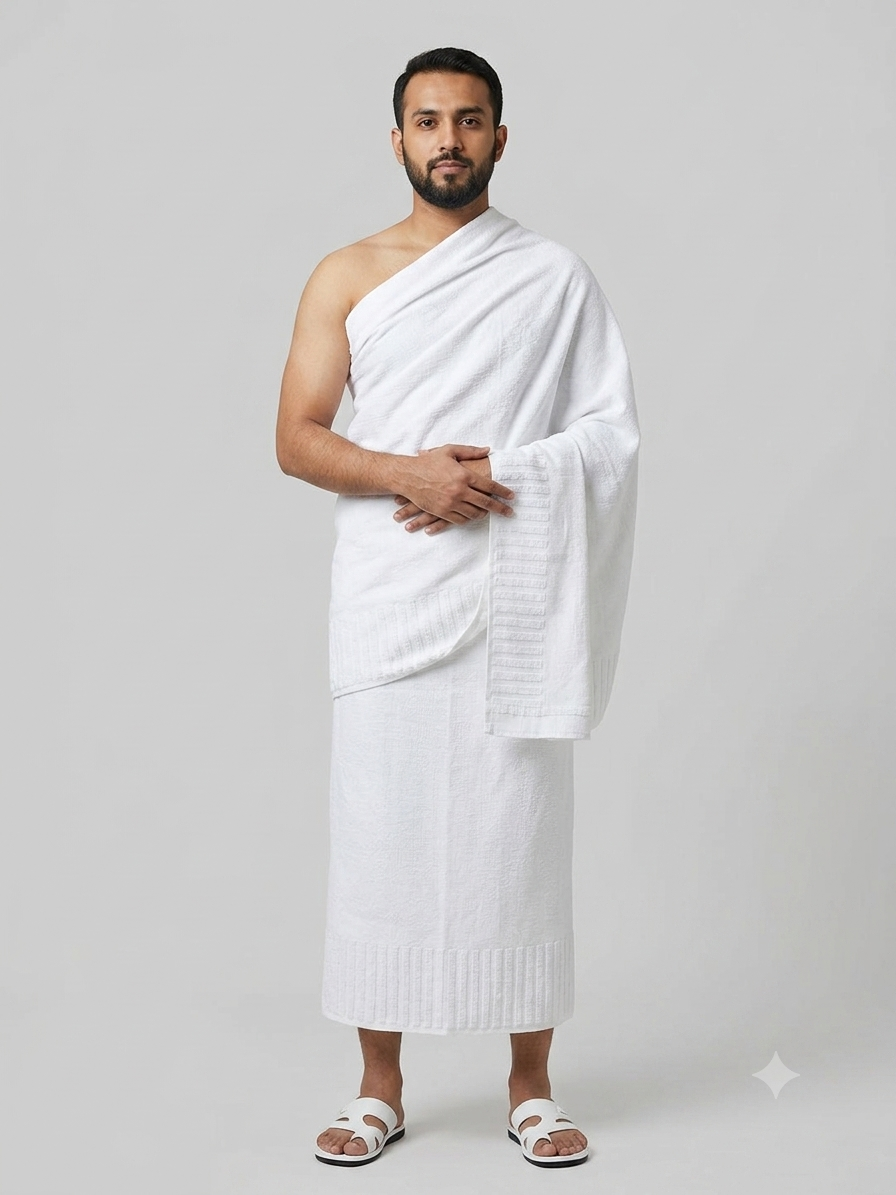 Mens Ahraam Towel  – Slim Box for hajj & umraah High Quality Style