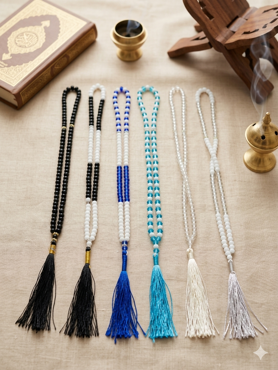 1pc Muslim Prayer Beads Tasbeeh With 99 small beads