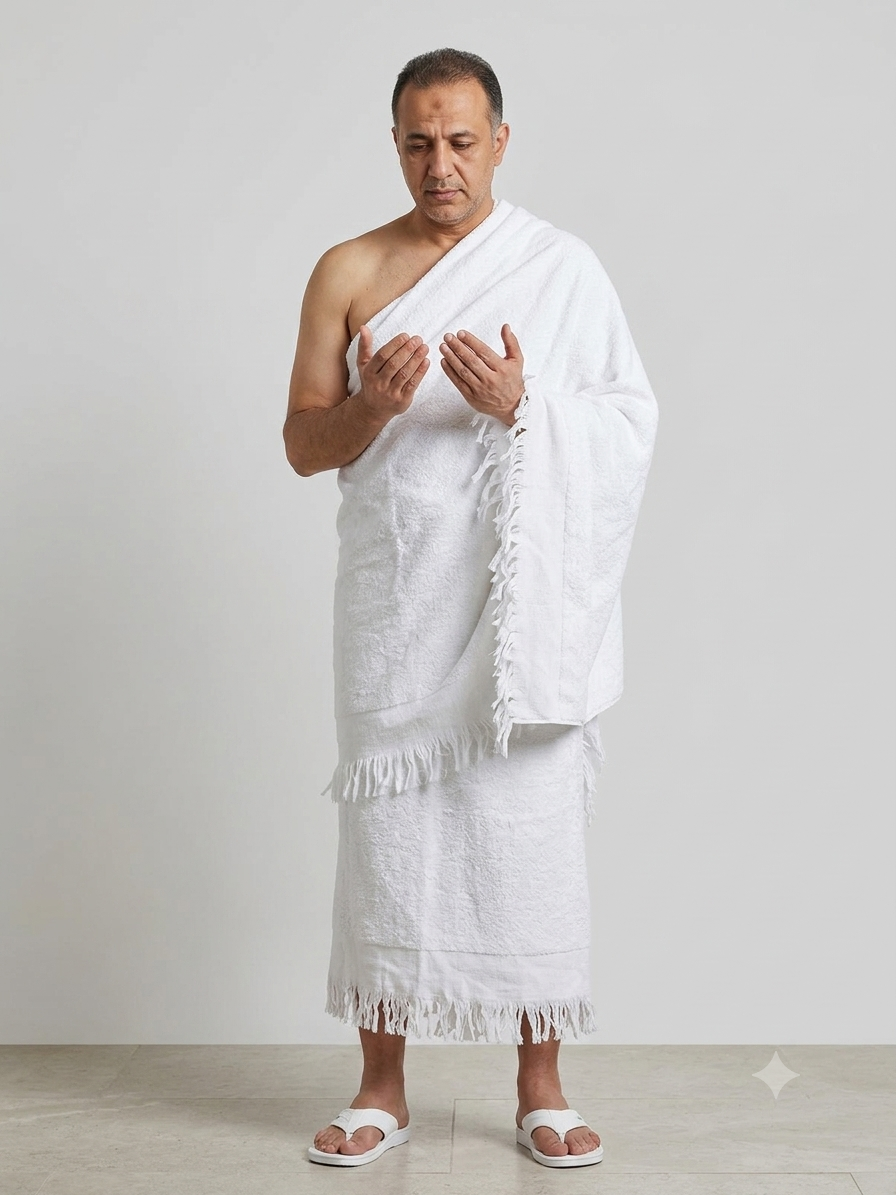 Mens Ahraam Towel Set for hajj & umraah High Quality Style
