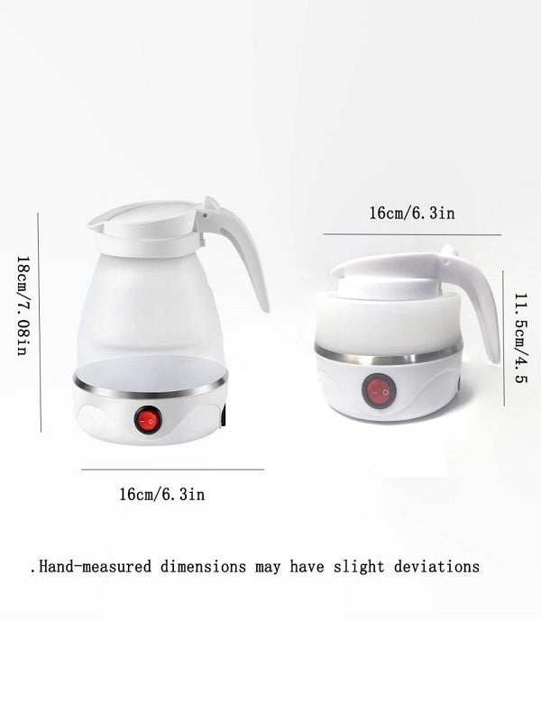 Folding Electric Kettle 600ml | Compact Travel Silicone Kettle Pakistan