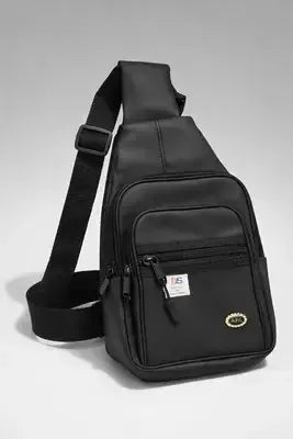 Luxury Black Travel Bag for Hajj & Umrah – Passport, Mobile & Document Organizer