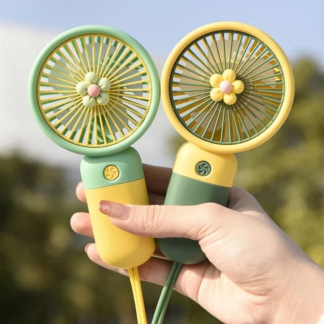 USB Fan,portable fan, Powerful hand fan 2 hours  to dry makeup, Rechargeable Mini Fan school , colleges , bus