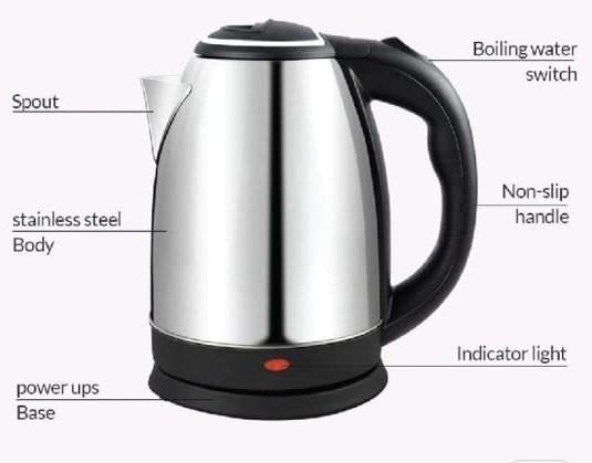 RAF KT-200 Electric Kettle (2.0 Ltr) Concealed – Steel Body