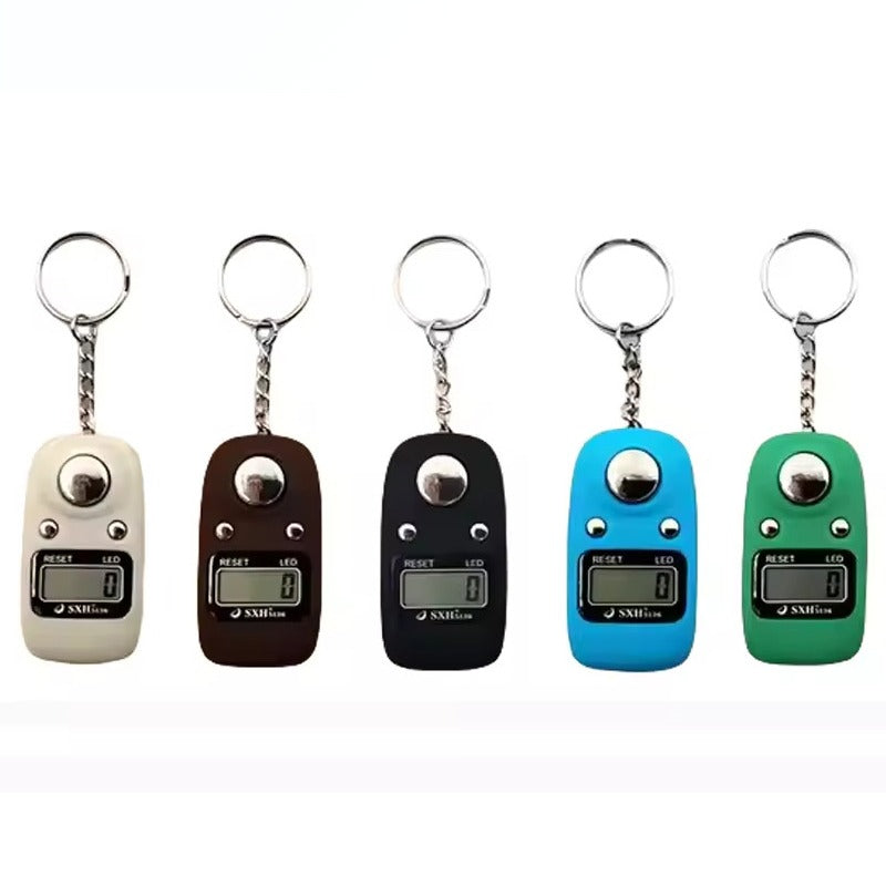 New electronic counter, keychain style for easy carrying, suitable for counting knitting, praying counting TASBIH, game counting, sports counting, other counting, etc
