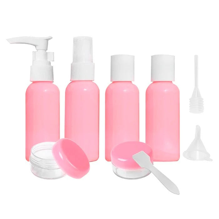 Travel bottle with 9 pieces  set Eco-Friendly Plastic Products Travel Liquid