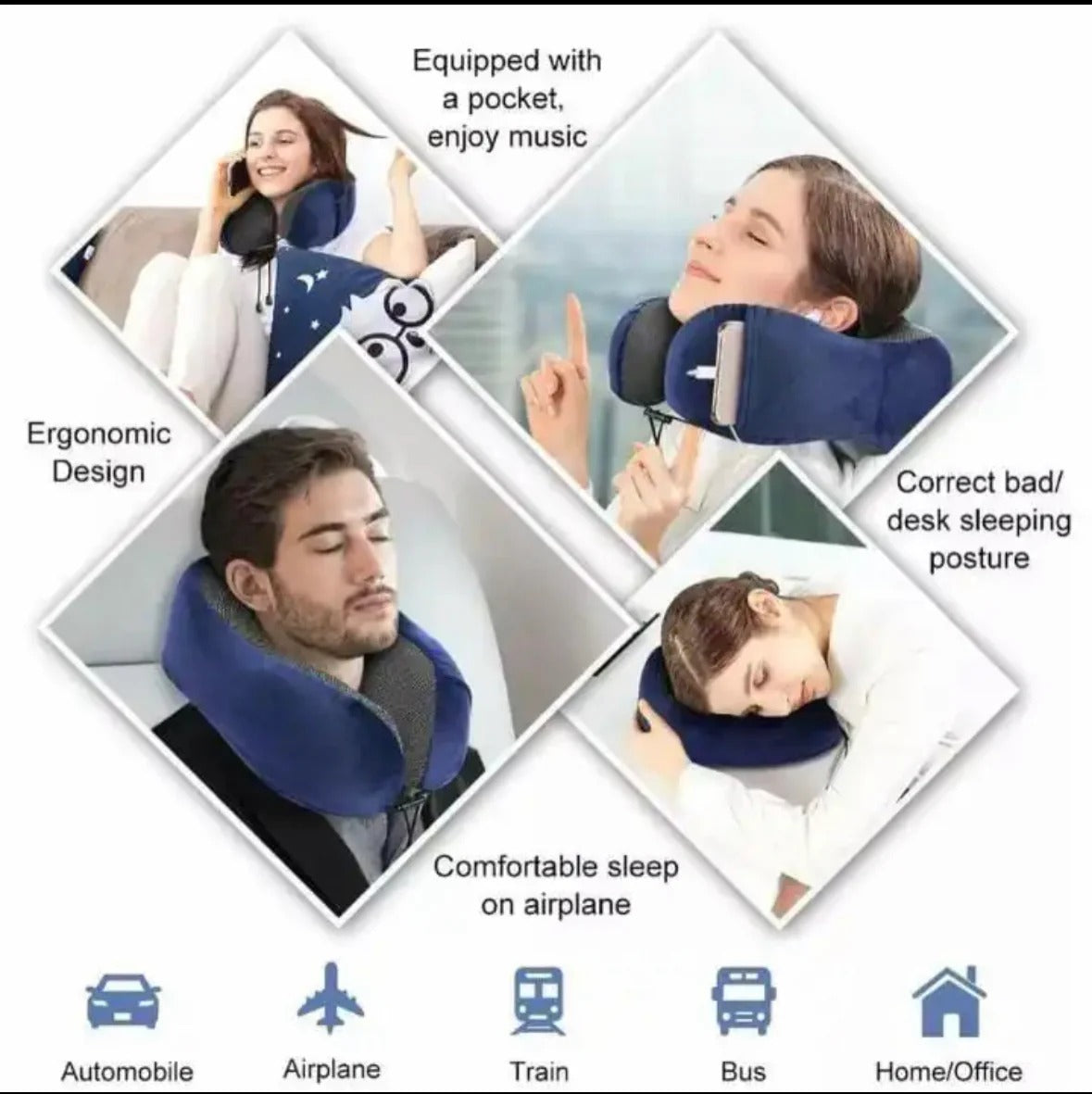 Neck Pillow Memory Foam