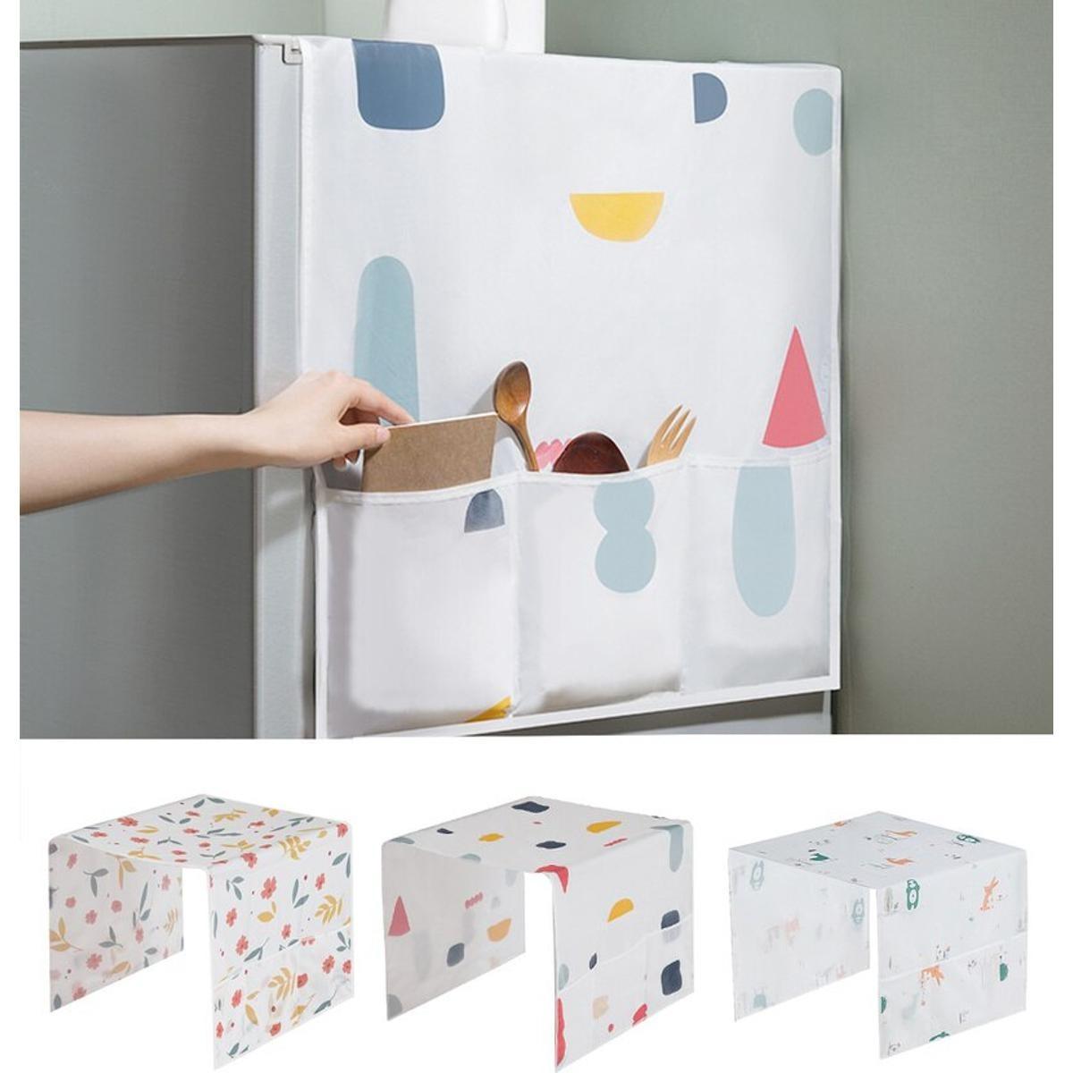 Waterproof Refrigerator Dust Cover Household Freezer Storage Bags Home-Multicolour