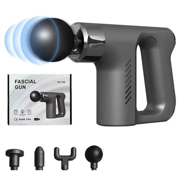 Body Massage Gun, Portable Mini Electric Muscle Relaxation Massager for Fitness and Physical Health, Black