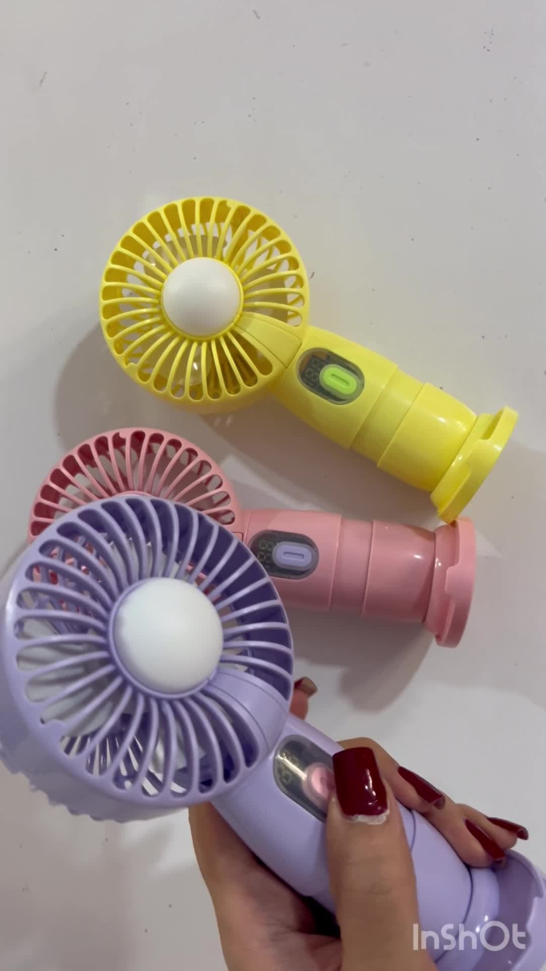 USB Fan,portable fan, Powerful hand fan to dry makeup, Rechargeable Mini Fan 5-in-1 Mini Fan