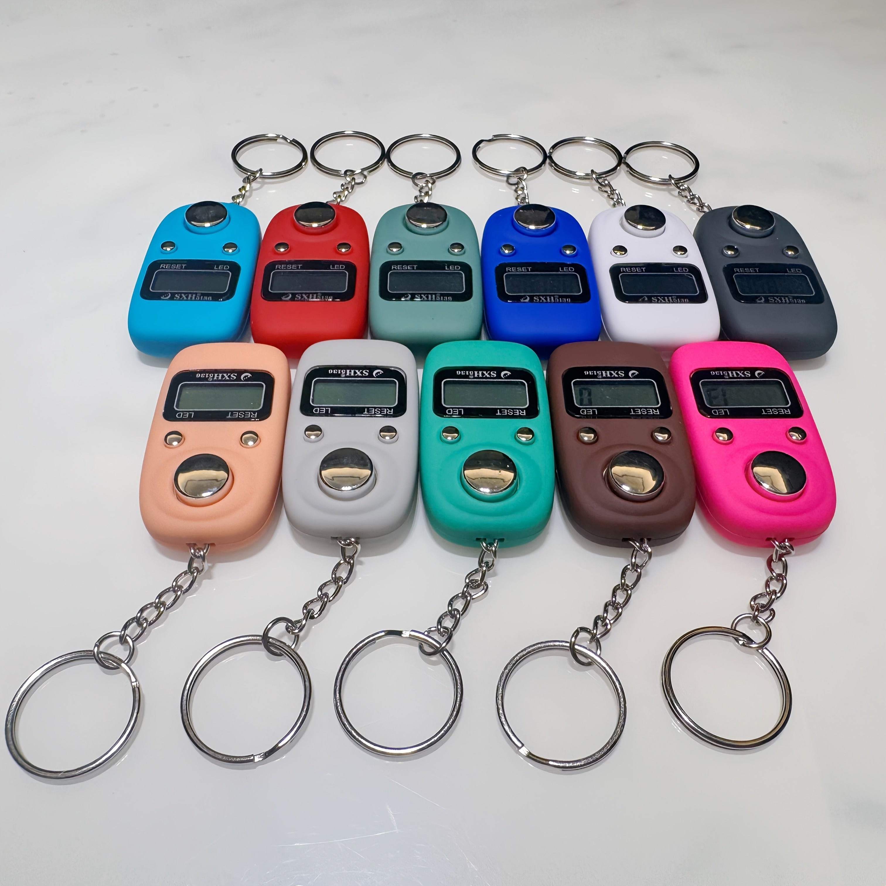 New electronic counter, keychain style for easy carrying, suitable for counting knitting, praying counting TASBIH, game counting, sports counting, other counting, etc