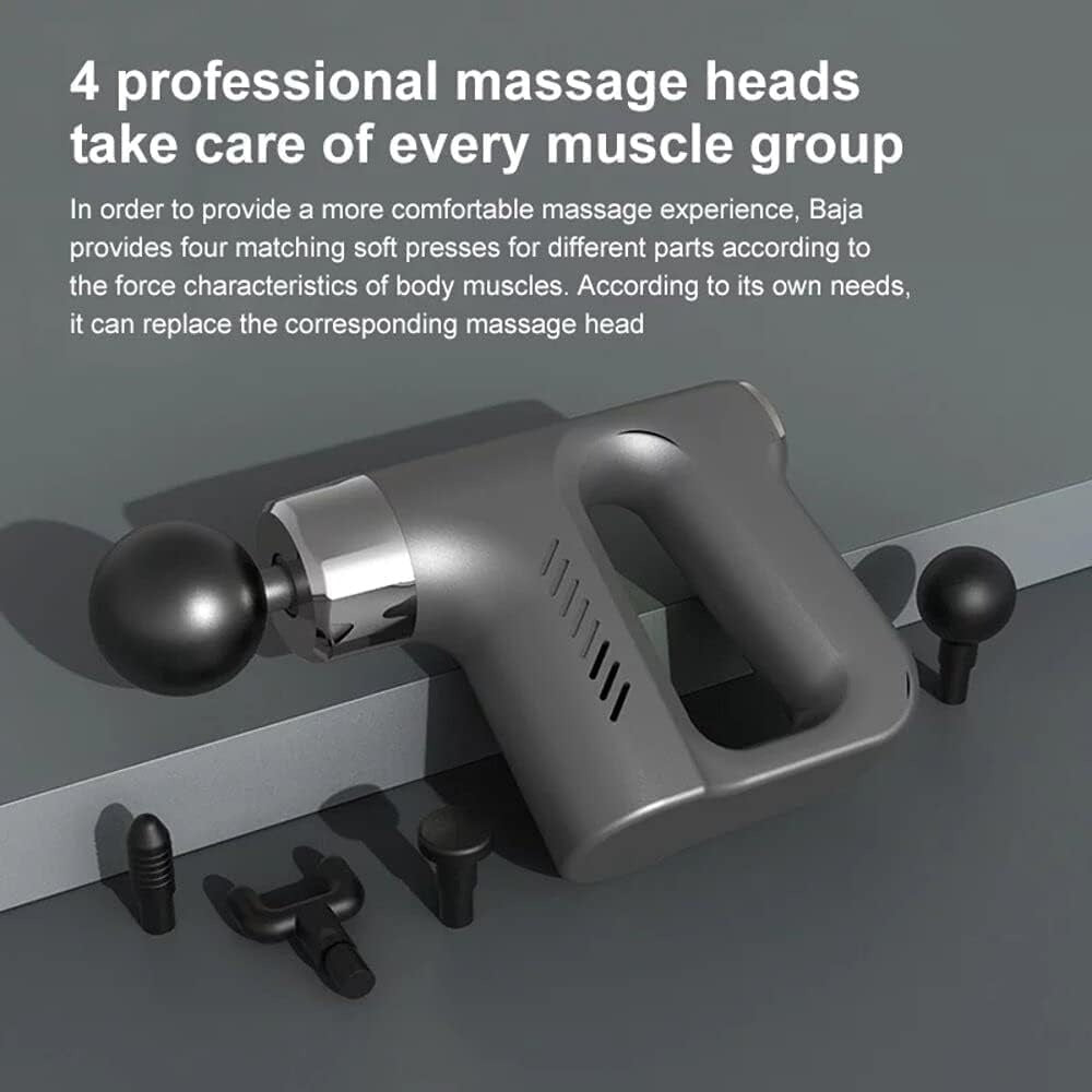 Body Massage Gun, Portable Mini Electric Muscle Relaxation Massager for Fitness and Physical Health, Black