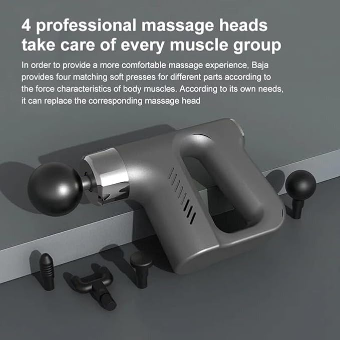 Body Massage Gun, Portable Mini Electric Muscle Relaxation Massager for Fitness and Physical Health, Black